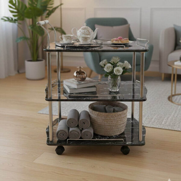 Tea Trolley Stainless Steel
